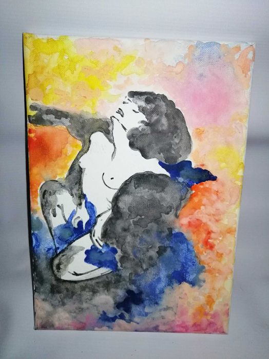 Obraz na płótnie - akt kobiecy