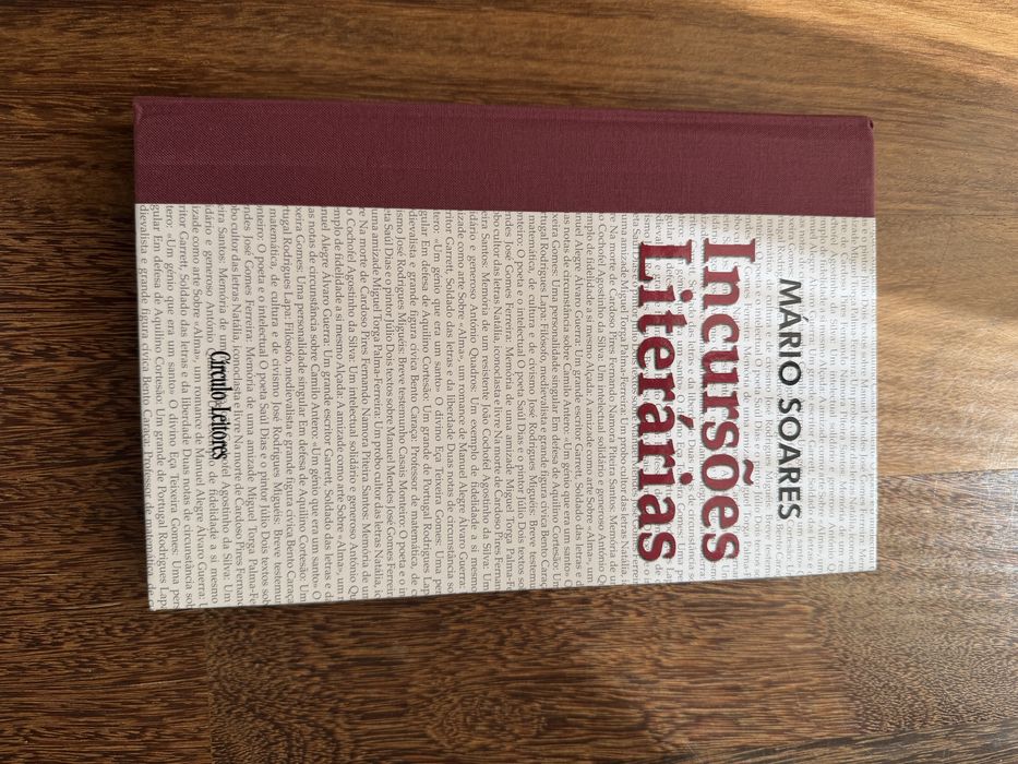 Livro “Incursões Literárias” de Mário Soares