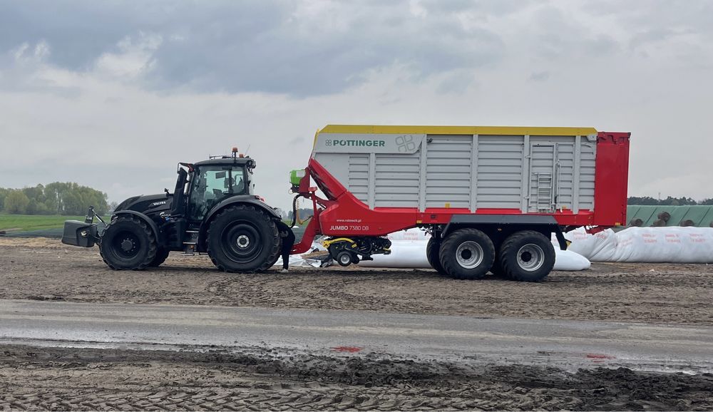 Zbiór traw nową przyczepa samozbierająca Pottinger Jumbo 7380db