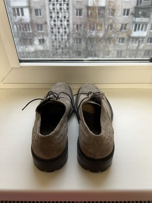 Чоловічі туфлі замш італія