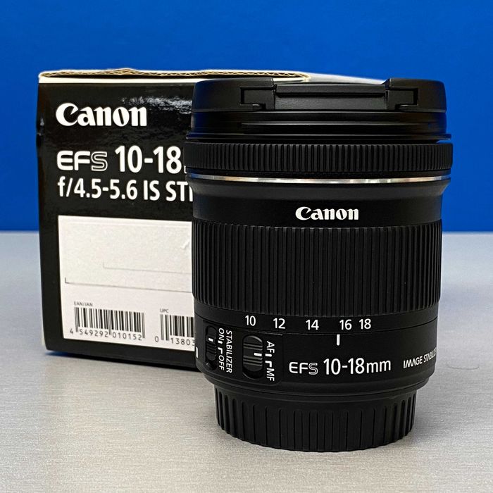 Canon EF-S 10-18mm f/4.5-5.6 IS STM | 3 ANOS DE GARANTIA