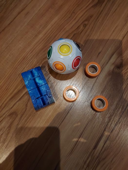 Figet Toys - zestaw - breaker, rings, kostka