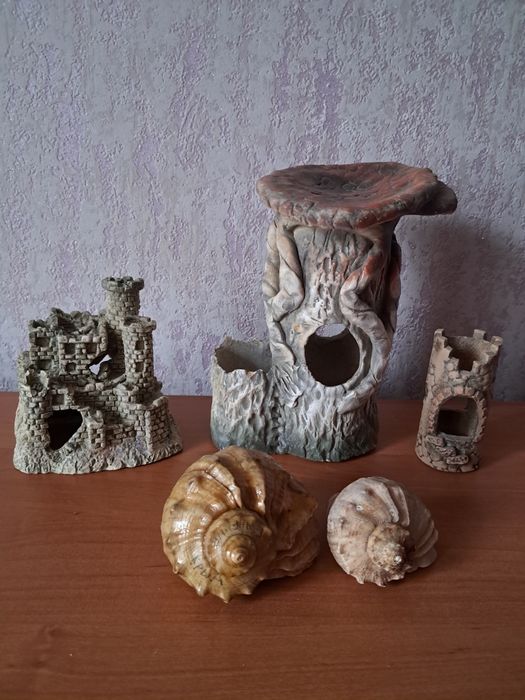 Лот аксесуарів  для акваріуму