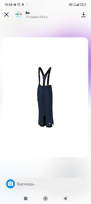 Лижні термо штани crivit Німеччина