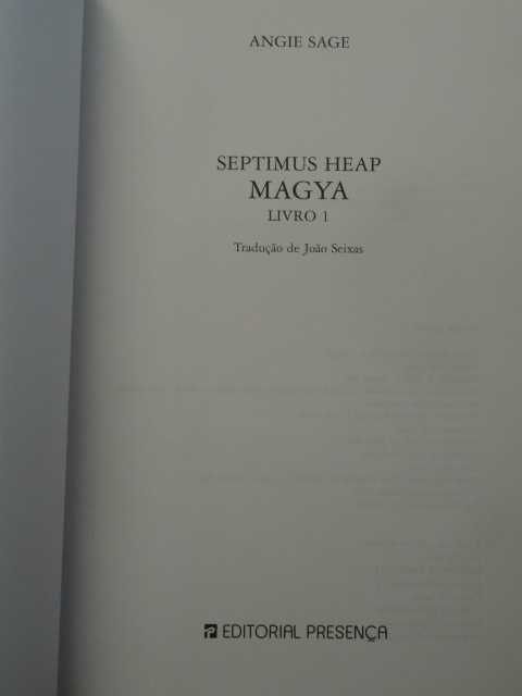 Septimus Heap de Angie Sage - 2 Livros - 1ª Edição