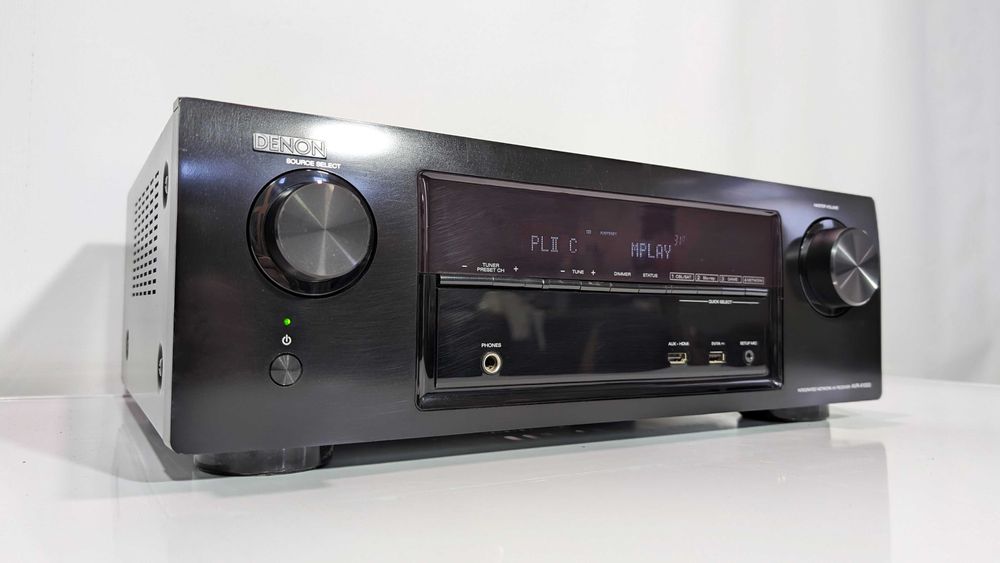 5.1 Ресивер Denon AVR-X1000,має 120 Вт/канал/HDMI/ARC/USB/ЦАП/HD Audio