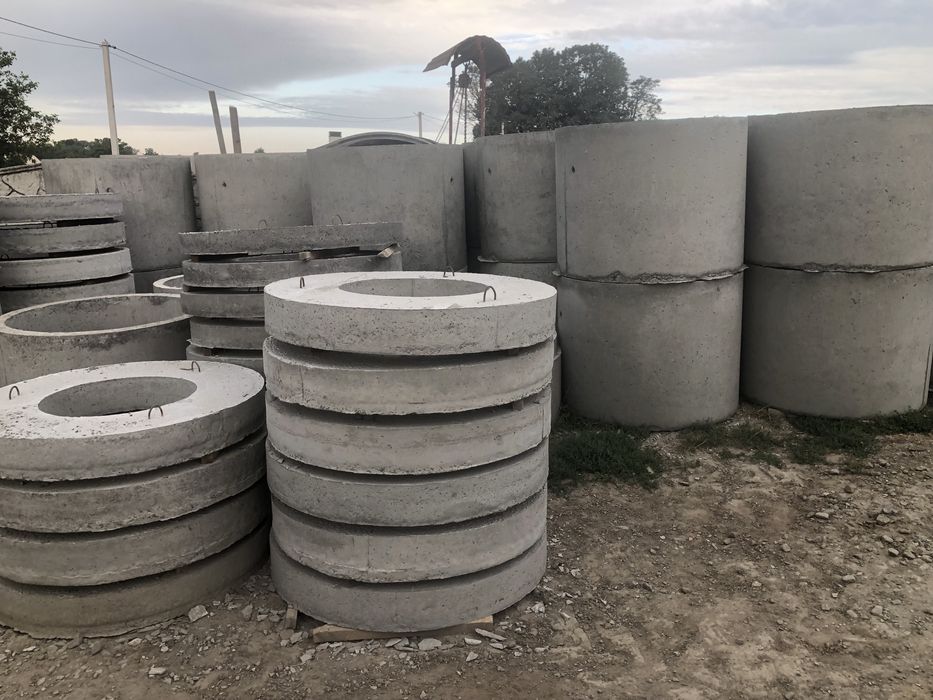 Бетоні кільця для криниць , септиків , водовідведення