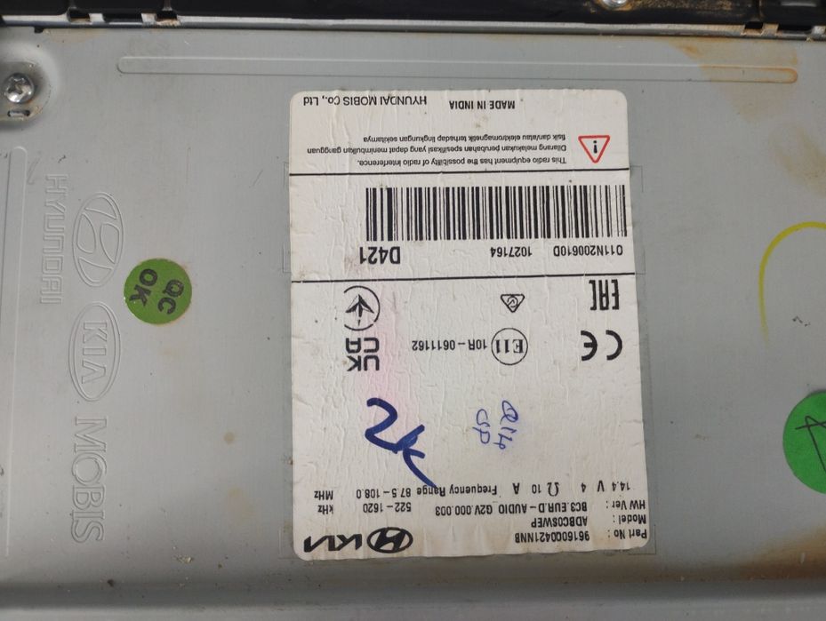 Radio nawigacja Hyundai BAYON I20 III