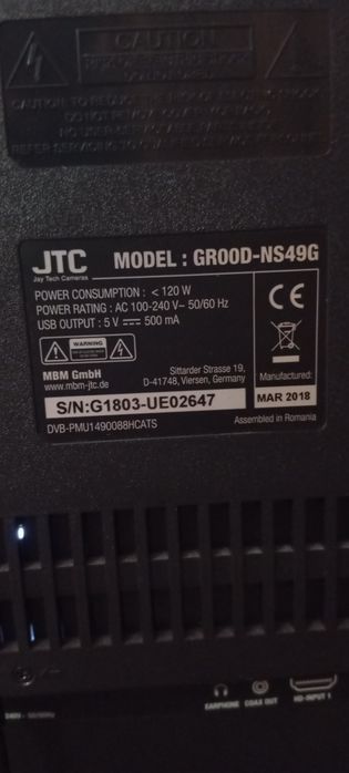 Телевизор  JTC NS-49G