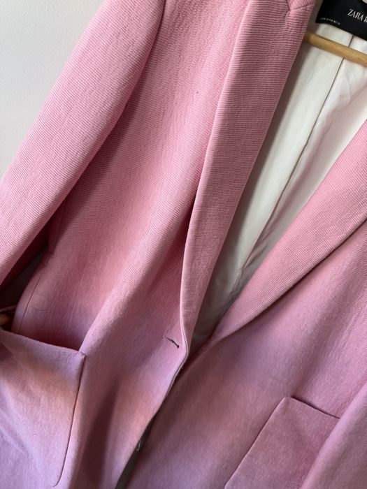 Piękny lekki damski płaszcz marynarka Zara Basic M
