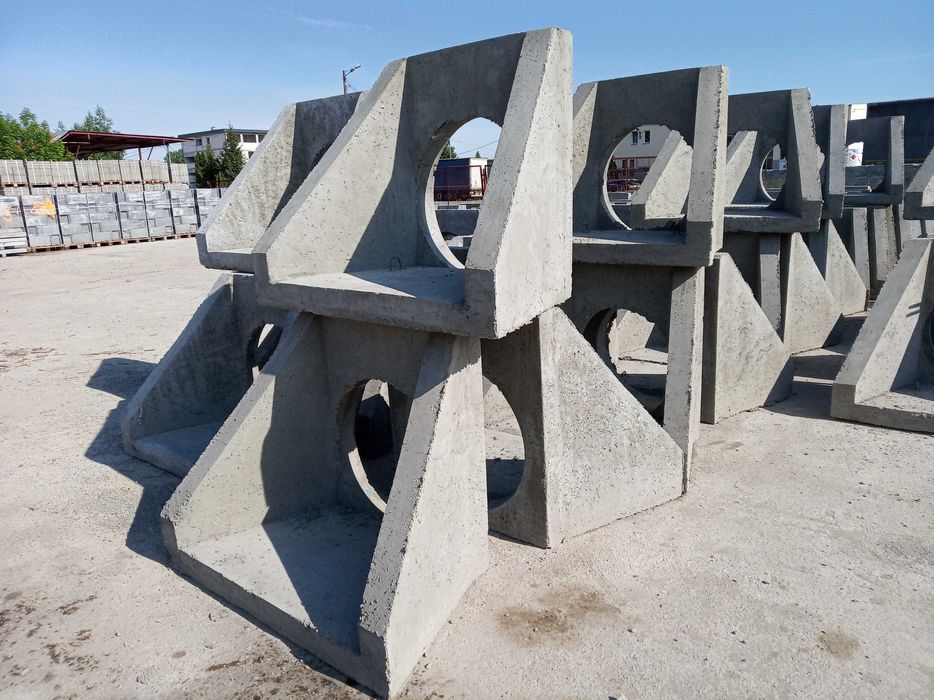 Murek oporowy czołowy fi400 fi 500 fi600 fi800 fi1000PRODUCENT