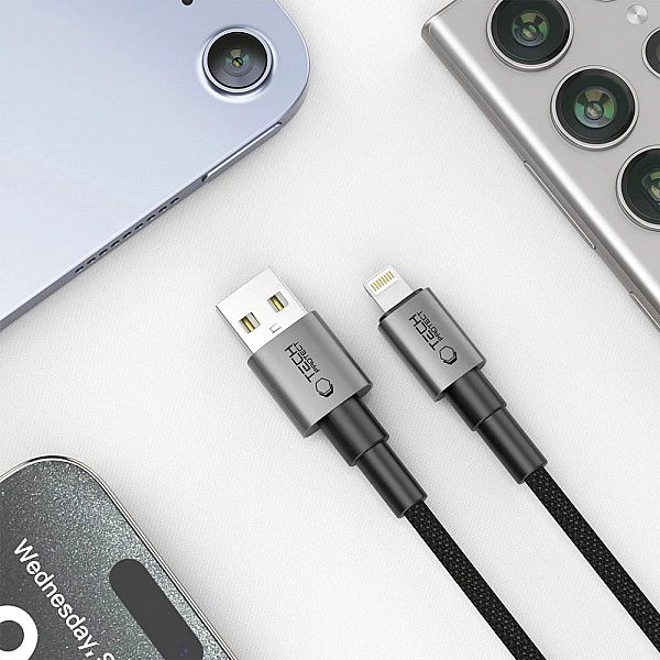 Kabel Tech-Protect Ultraboost DNA USB-A / Lightning 12W/2.4A 25 cm - s