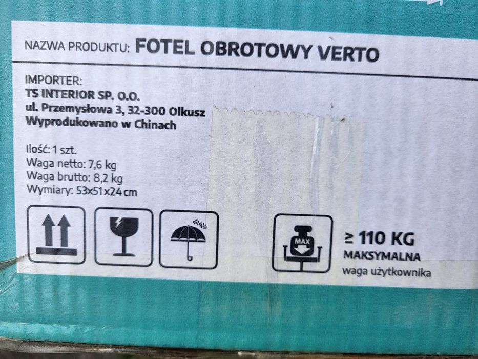 Fotel obrotowy do biurka