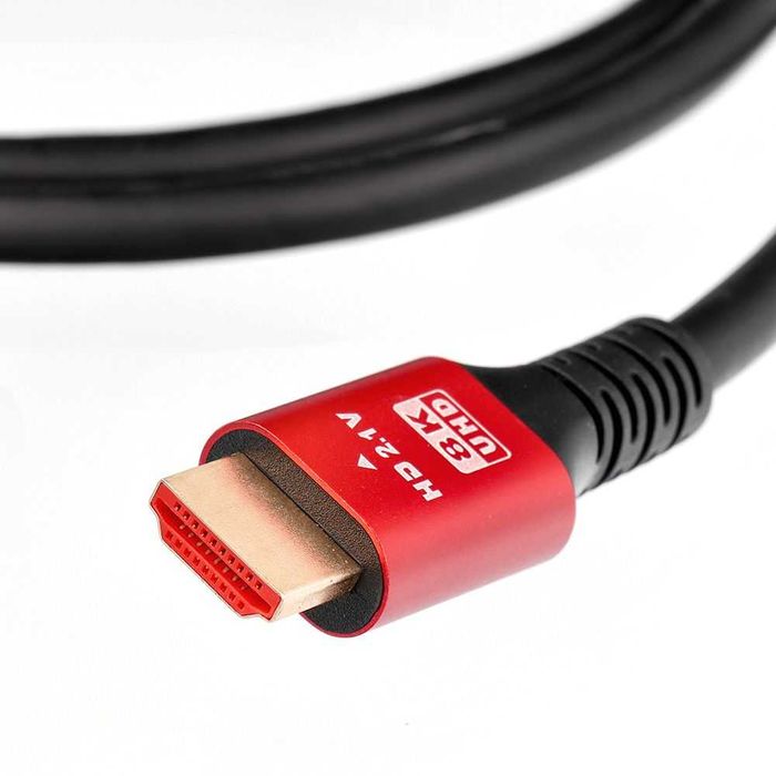 Kabel HDMI długi 2m ver. 2,1 8K Ultra High Speed, HDR, eARC, VRR
