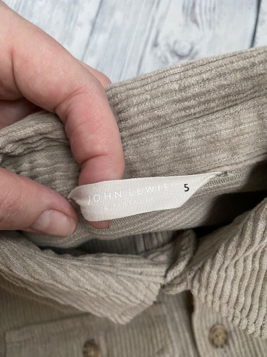 Вельветова сорочка на хлопчика 5 років від  5 лет от John Lewis