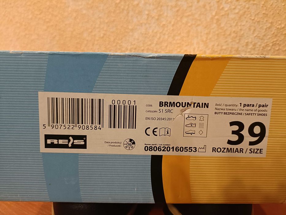 Buty robocze S1 SRC z noskiem