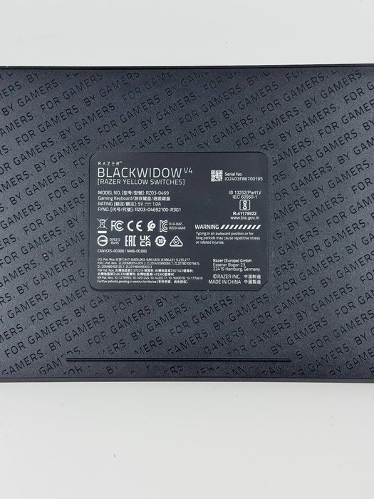 Klawiatura Razer BlackWidow V4 QWERTZ Black