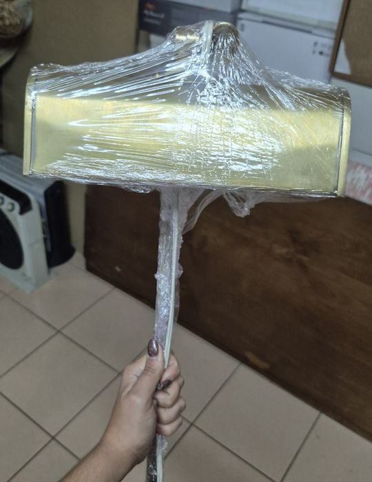 Conjunto de candeeiros em latão