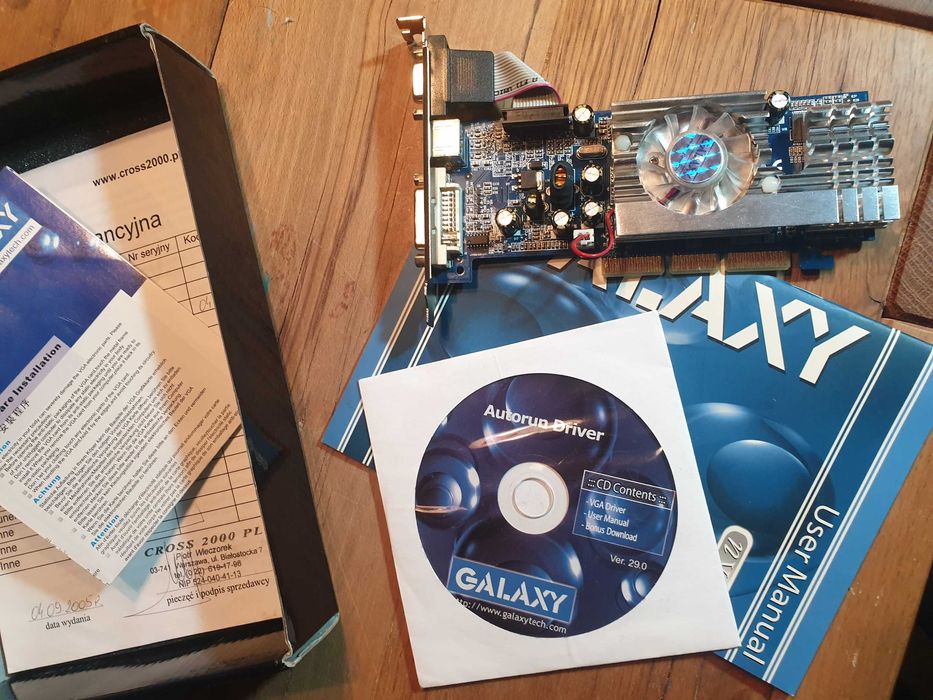 Galaxy Geforce 6200 AGPx8 box