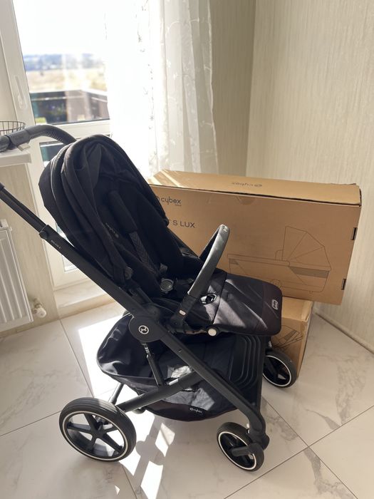 Коляска 2 в 1 Cybex Balios S Lux 2023 Moon Black