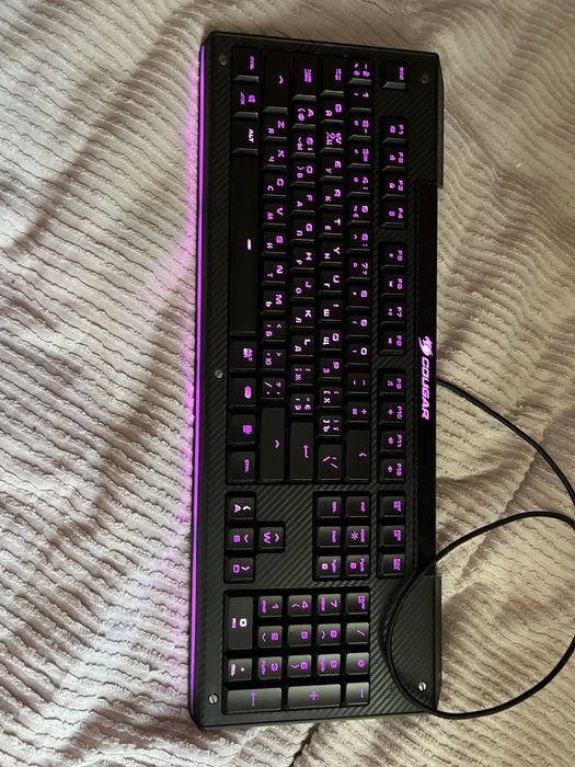 Игровая мембранная клавиатура Cougar Aurora S с подсветкой