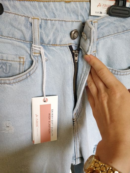 Джинси Arox з потертостями, 32-34 р.