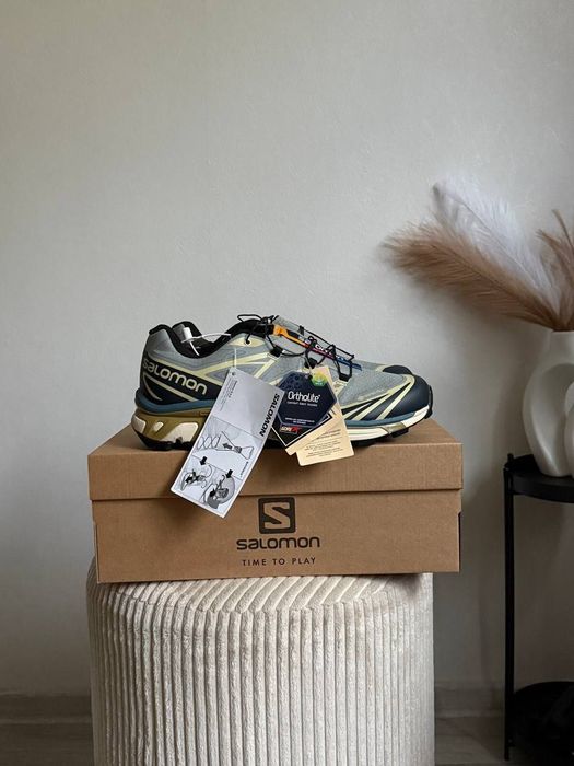 Salomon XT-6 Adv Dover Blue Beige Gore-Tex , кросівки саломон 40 41