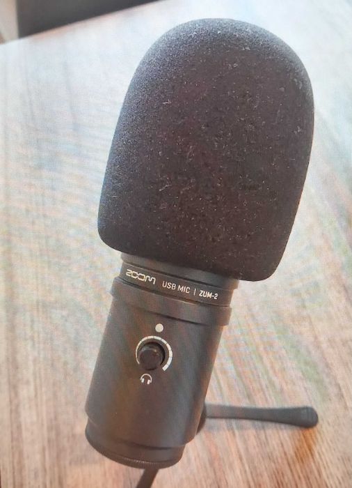 Microfone USB Zoom Mic zum 2