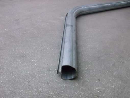 Poste Cremalheira Ponta Curva Zincado (NOVO)