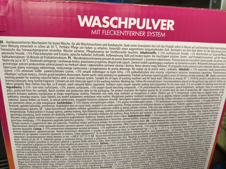 Proszek Der Waschkonig 100 prań