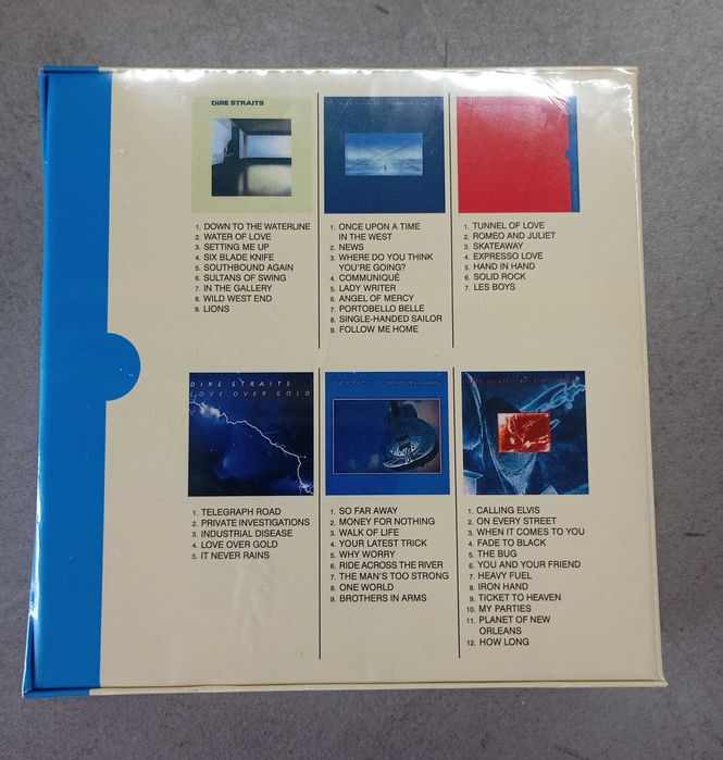 Dire Straits The Studio Albums 1978-1991. 6 CD,  Dire Straits Live 1978-1992 8 CD, Нові. Запаковані.