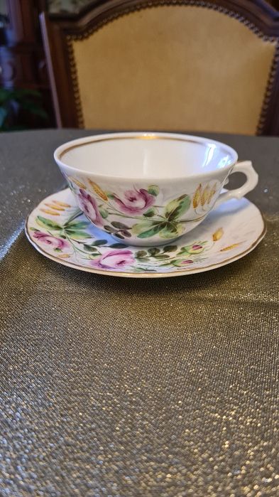 Chávena de chá decorativa