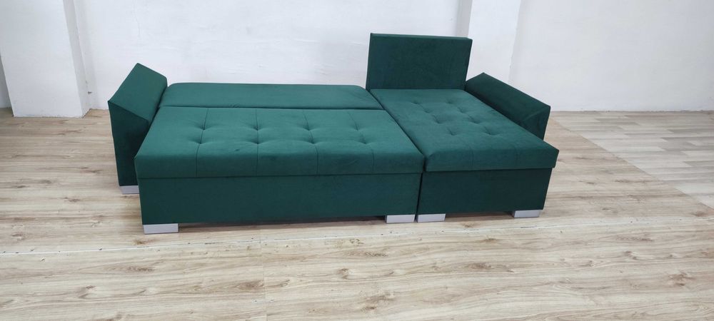 Kanapa Mateo | Rozkładana sofa narożna | Funkcja spania