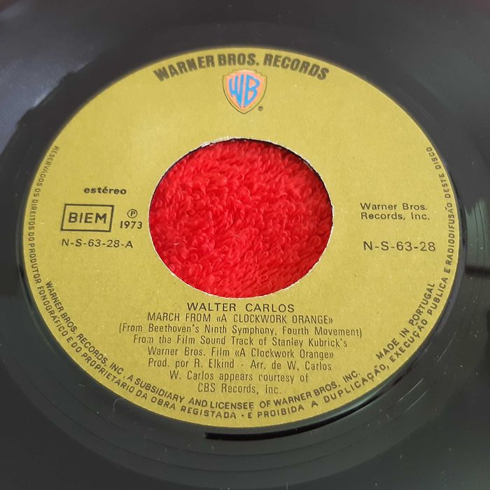Disco Vinil Single Walter Carlos - A Clockwork Orange
