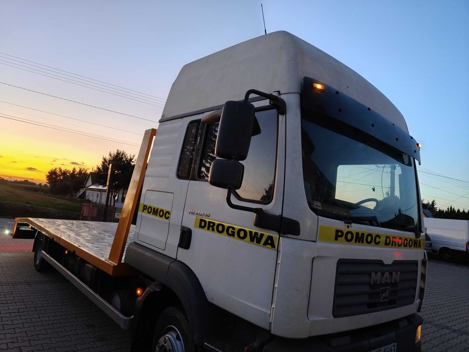 Man TGL 12240 EURO 5 Pomoc Drogowa Laweta Autolaweta Najazd P Specjaln