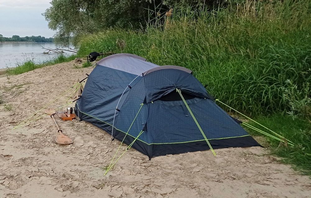 Namiot tunelowy dwuosobowy lub duża jedynka Outwell Earth 2