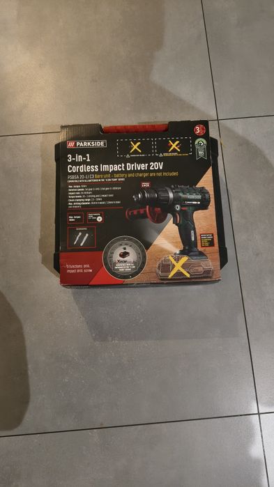 Akumulatorowa wiertarkowkrętarka udarowa, 20 V, PSBSA 20-Li C3 Nowa!