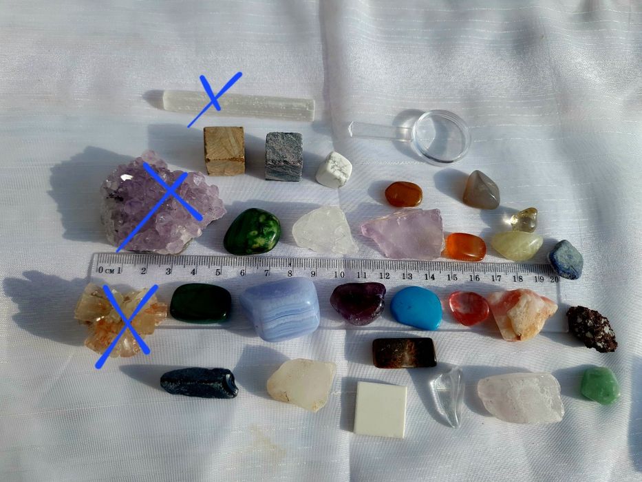 Коллекция камней, камни, минералы