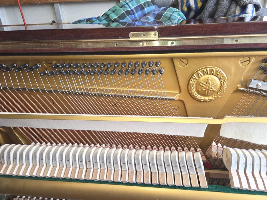 Pianino Yamaha U1, E,  mahoń, wysokiej połysk.  Piękna.