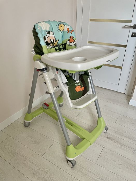 Дитячий стільчик для годування Peg-Perego Prima Pappa Diner у дизайні Happy Farm. Гарний стан. Самовивіз або OLX-доставка