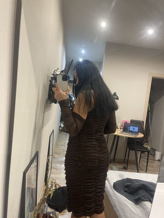 Сукня коричнева на M-L