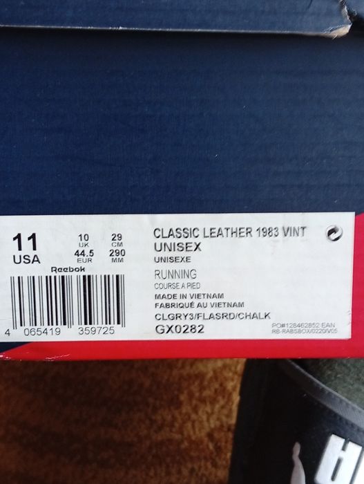 Reebok classic leater 1983