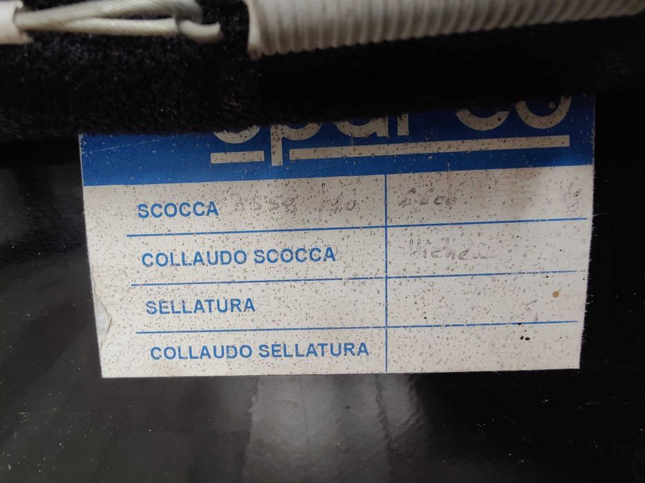 Fotel Kubełkowy Sparco Rev Plus, Homologacja FIA