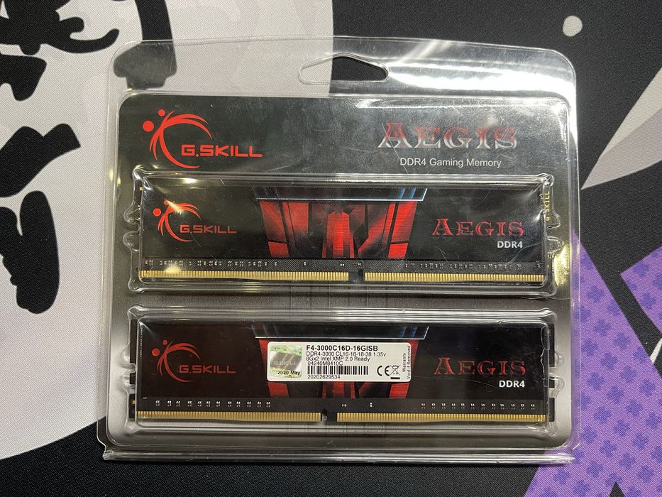 RAM g.skill aegis DDR4 16GB (2x8GB) 3000MHz CL16