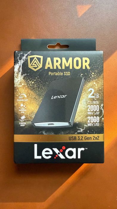 Lexar Armor 700 SSD 2TB, з захистом IP66 та підтримкою AES шифрування