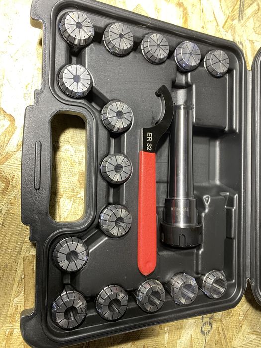 Цанги ER 25, ER32 набор МТ2/МТ3/MT4 + цанги + ключ. НГФ, ТВ