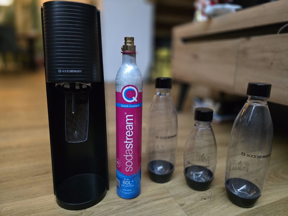 Saturator Sodastream, 3 butelki