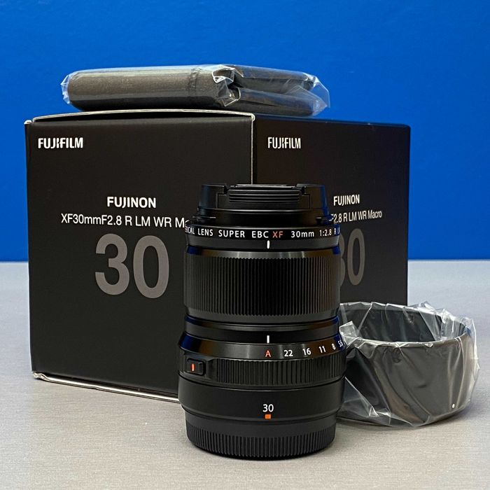 Fujifilm XF 30mm f/2.8 R LM WR Macro | NOVA | 3 ANOS DE GARANTIA