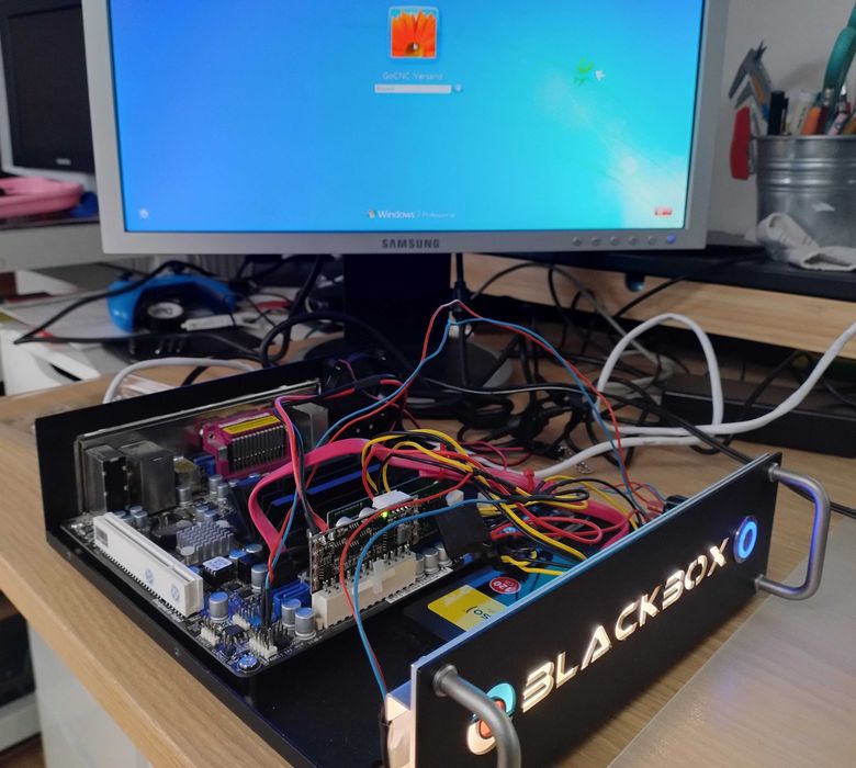 Płyta główna z procesorem ASRock AD2700B-ITX Intel Atom 2.1 GHz 4GB RAM mini-ITX all-in-one