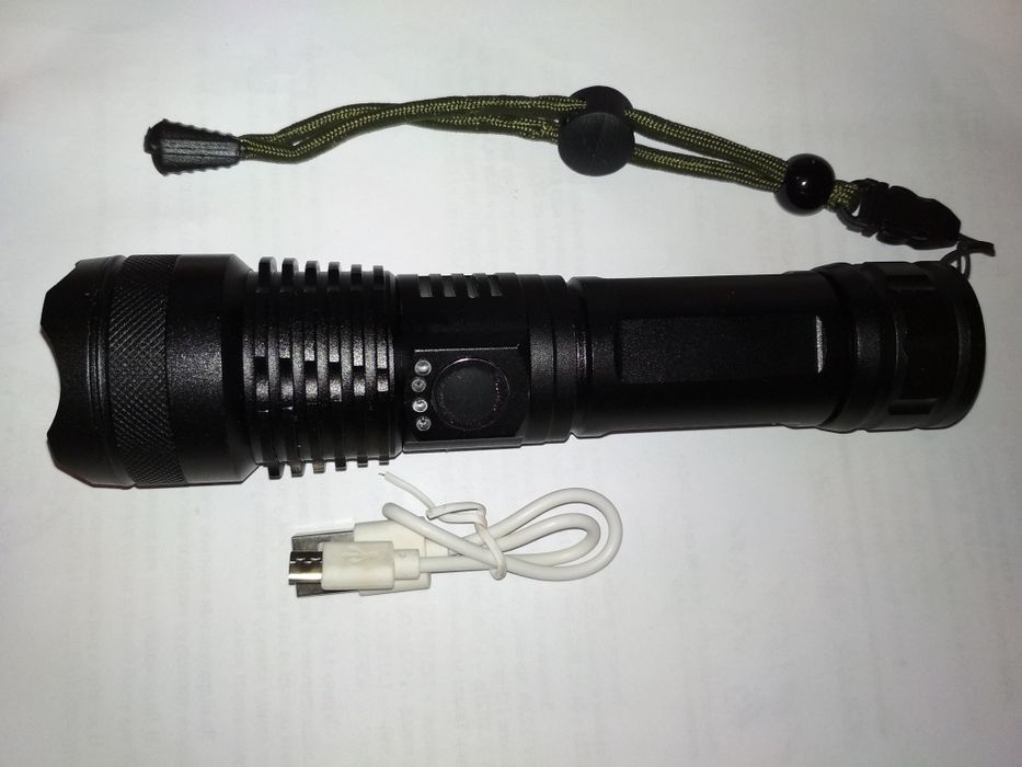 Фонарик тактический XHP50 акумуляторный 18650 26650